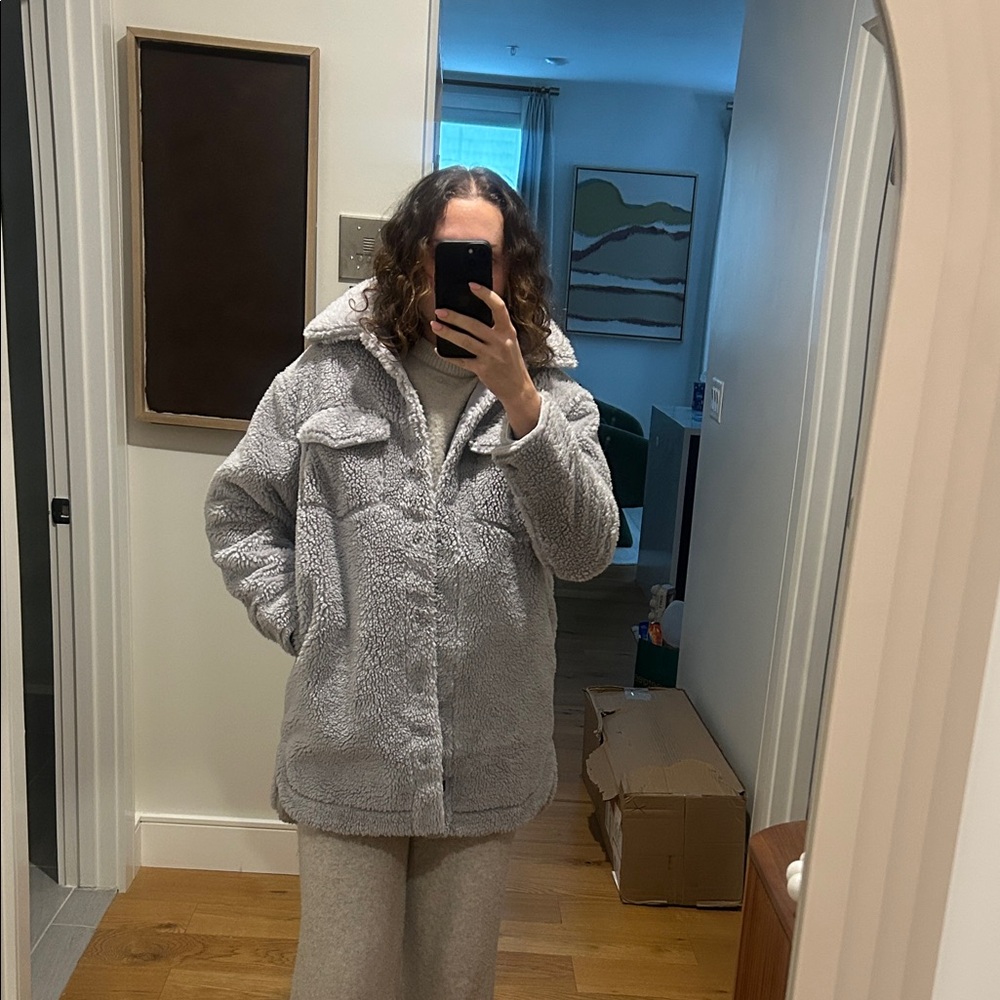 Women's UGG Light Purple Sherpa Jacket